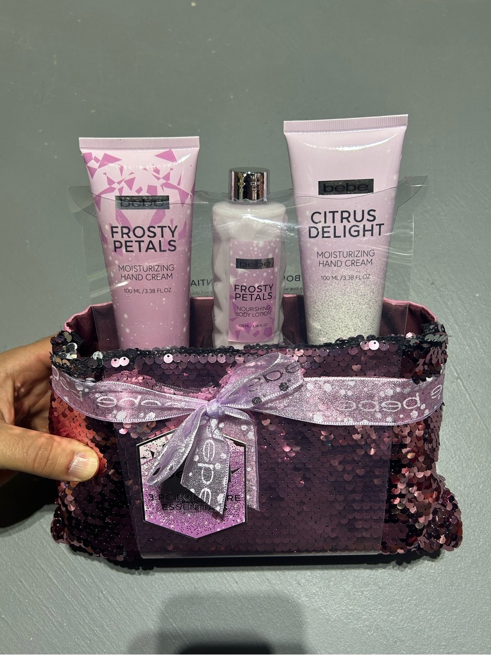(NEW) Bebe 3-Piece Body Care Essentials Gift Kit